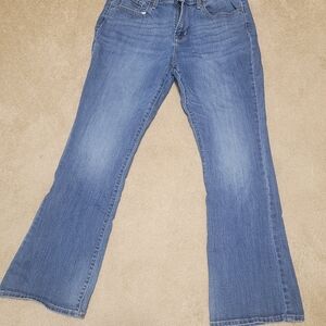 Old Navy Women's Flare Jeans in Light Blue-Vintage